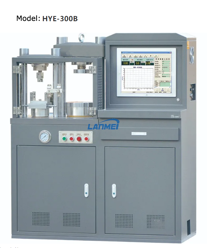 300KN / 10KN puristus taivuttava testaus sementti puristusvoima kone