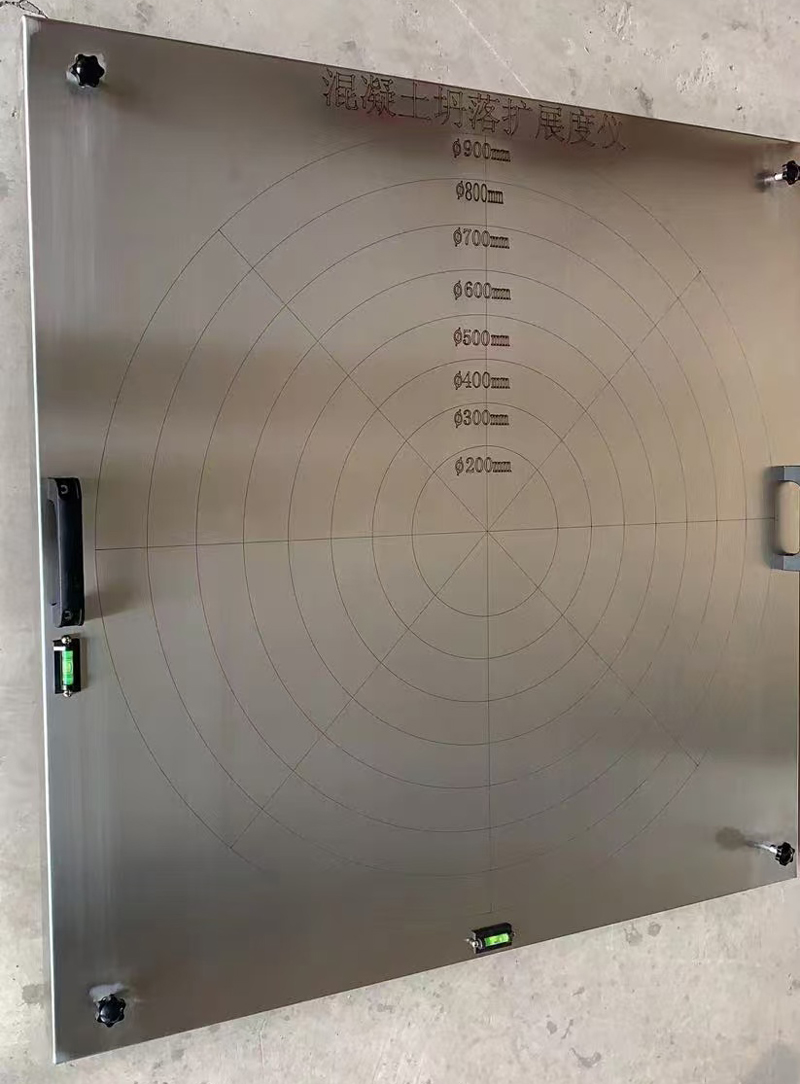 Betonin sementin itsetihdyttävä Slump Flow Test laite